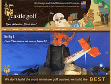 Tablet Screenshot of castlegolf.com